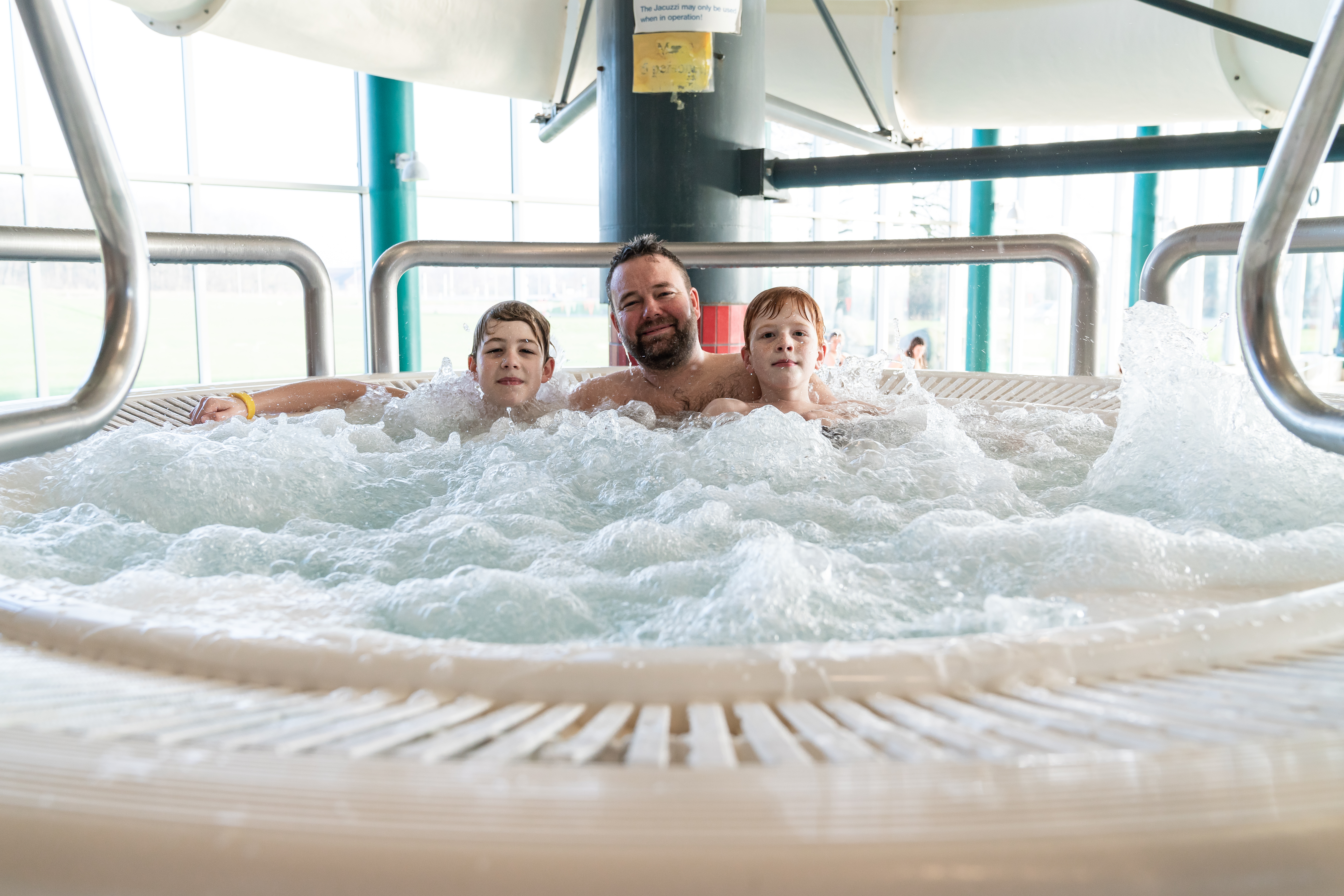 Illustration mennesker i spa